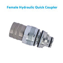 Male & Female Hydraulic Quick Connect Coupler Fits For Bobcat Loaders Excavator
