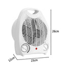 Portable Fan Heater Adjustable Thermostat Floor Table Desk Heller 2000W Heller