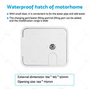Caravan Utility Door Access Hatch Rectangle 194x165mm RV Motorhome Lock