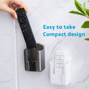 Universal White Air Conditioner Remote Control Holder Wall-Mounted Cover Storage
