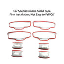Carbon ABS Door Handle Bowl Cover Trim Suitable For Mitsubishi MV Triton 2023-25