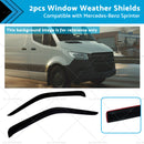 2pcs Weather shields Weathershields Suitable for Mercedes Benz Sprinter 2006-on