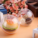 10pcs 8cm 10cm Christmas Balls Xmas Tree Ornament Decoration Plastic Bubbles AU