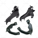 2x Front Upper+Lower Control Arms Suitable For Nissan Navara D22 4WD 97-15