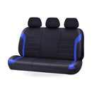 Universal Rear Seat Covers 06/08H Neoprene Black Blue Suitable for Cars & Utes