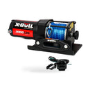 Electric Winch 12V 3000lbs Synthetic Rope 2 Remotes Suitable For ATV UTV Boat