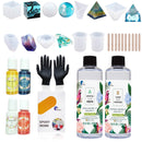 Epoxy Resin 1:1 AB Kit Craft Coating UV Color Pigment Paste Liquid Silicone Mold