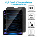 Privacy Tempered Glass Screen Protector Suitable For iPad Pro 3rd-6th 12.9" 11"