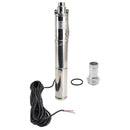 3 inch  48V 750W Deep Well Solar Submersible Bore Hole Water Pump With 15M Line