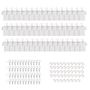 48PCS Blank Jewelry Earring Wood MDF Football Shirt Earring Double-Sided DIY