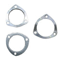 Universal Exhaust Flange Plate Set 304 Stainless Steel 2.5in 63mm 3 Bolt Gasket