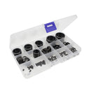 160Pcs 3.7mm-30mm Ceramic Fishing Rod Guide Rings Wear Resistant Rod Repair Kit