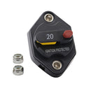 15/20/25/30/40/50A AMP Circuit Breaker Waterproof 12V 32V DC Manual Reset