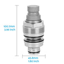 Male & Female Hydraulic Quick Connect Coupler Fits For Bobcat Loaders Excavator