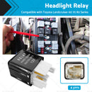 4 Pins Headlight Relay Compatible with Toyota Landcruiser 60 70 80 Series 90987-02006 12V