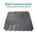 Black Tonneau Cover Tarp for Ford Falcon Ute AU BA BF 1999-2008 UV-protection
