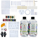 Epoxy Resin 1:1 AB Kit Craft Coating UV Color Pigment Paste Liquid Silicone Mold