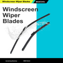 For Ford Fiesta 08-On Aero Flat Windscreen Wiper Blades 26 inch   15 inch  1 Pair