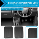 2x Brake Clutch Pedal Pads Cover Suitbale For Hyundai Accent Elantra Excel