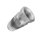 Hydraulic Female Flat Faced Coupler Suitable For Bobcat 7246790 1/2in Body 3/4in Sae Thread
