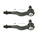 2x Front Inner Tie Rod Ends Suitable for Mitsubishi Pajero NH NJ NK NL 4X4 91-00