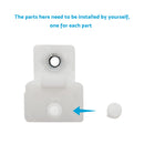 Door Window Glass Track Clip Fit Isuzu D-Max Holden Colorado Rodeo 2 Pair L + R
