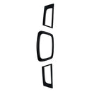 3x Gloss Black Front Grille Trim Suitable For Subaru Impreza WRX MK6 2006-2007