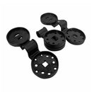 50PCS Shade Cloth Heavy Duty Lock Grip Reusable Windproof Awning Clamp Grip