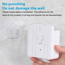 Universal White Air Conditioner Remote Control Holder Wall-Mounted Cover Storage