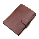 RFID Blocking Leather Wallet Slim Mens Purse Trifold Credit Card Holder