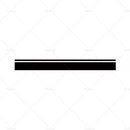 5x Car Side Body Sticker Vinyl Hood Roof Decals Racing Long Stripe Universal