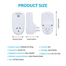 5 Packs Home Wireless Power Switch Mains Sockets & 2x Remote Controllers AU Plug