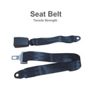 2x 2-Point Retractable Adjustable Lap Sash Seat Belt Strap Suitable For Car & Truck