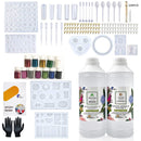 Epoxy Resin 1:1 AB Kit Craft Coating UV Color Pigment Paste Liquid Silicone Mold