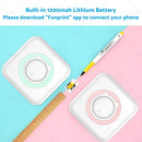 Mini Pocket Thermal Printer Wireless Blue-tooth Photo Paper Inkless
