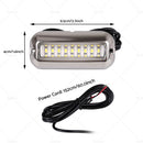 2x Blue 27LED Underwater Boat Marine Transom Light 316 Stainless Steel Pontoon