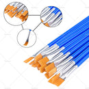 50-200pcs Flat Paint Brushes Small Brush Bulk for Detail Painting Craft Art Gift