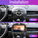 Android 13 Head Unit 9 inch  Apple CarPlay Bluetooth Suitable For Mazda 2 2007-2014