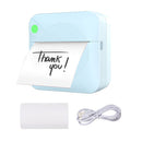 Mini Pocket Printer Blue-tooth Wireless Thermal Printer Printing Paper Inkless