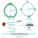 7Pcs Car Glow Plug Kit For Chinese Diesel Heater 5KW