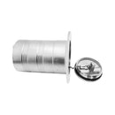 1.5 inch  Fuel Deck Fill Keyless Polished Fuel Filler Stainless Steel For Marine Boat