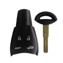 4 Button Remote Key Shell Case Suitable For SAAB 93 95 9-3 9-5 w/ blade