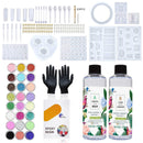 Epoxy Resin 1:1 AB Kit Craft Coating UV Color Pigment Paste Liquid Silicone Mold