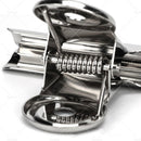 6/12PCS Stainless Steel Bulldog Paper Clip Metal Office Binder Grip Clamp 75mm