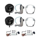 2x 12V Power Operated Black Whale Tail T Handle Lock For Trailer Canopy