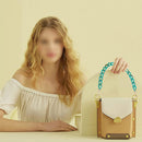 2PCS Resin Purse Chain Handle Acrylic Bag Strap Detachable Purse Clutches Handle