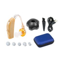 Digital Rechargeable Hearing Aid Aids Kit Behind the Ear Sound Voice Amplifier