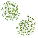 12x2M Green Plastic Leaf Foliage Artificial Ivy Suitable For Decorating Homes 12x2M Green Plastic Leaves