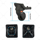 4PCS W073 360?? Spare Swivel Suitcase Repairment Wheel Replacement Luggage Wheel