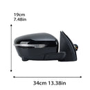 13-Pin Heated Power Door Mirrors with Camera Suitable for Nissan Qashqai J11